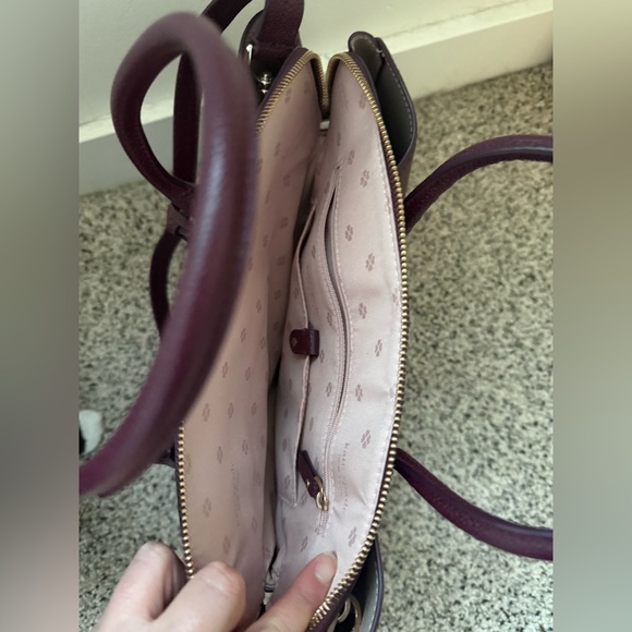 Kate Spade Plum Bag with removable strap EUC - Picture 6 of 9